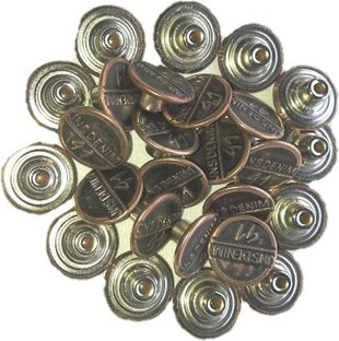 denim metal buttons