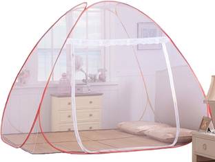 Classic Polyester Adults Foldable Mosquito Net King Size Double Bed