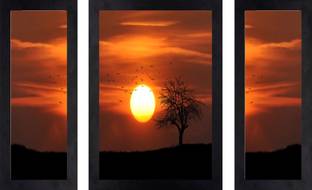 Craftsfest Beautiful Sunset Scenery Painting Ink 20 Inch X 14 Inch