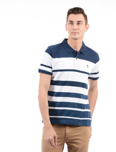 Pepe Jeans Striped Men Polo Neck 