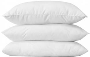 Multitex Polyester Fibre Solid Bed/Sleeping Pillow Pack of 3