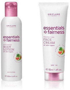 oriflame essential fairness face cream