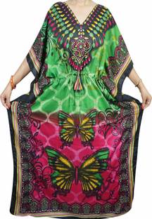 Indiatrendzs Printed Viscose Women's Kaftan