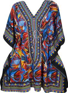 Indiatrendzs Printed Viscose Women's Kaftan