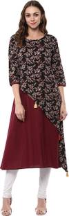 Krapal Festive & Party Block Print Women Kurti