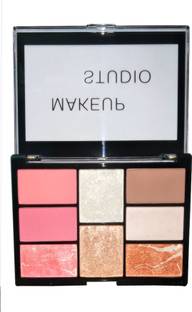 Sivanna Colors Pro Hd Blusher Highlighter Contour Palette