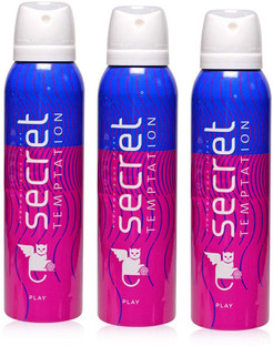 secret temptation play deodorant spray
