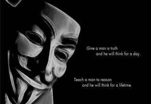 V For Vendetta Movie Quote Poster For Room Office 13 Inch X 19 Inch Rolled Paper Print Movies Posters In India Buy Art Film Design Movie Music Nature And