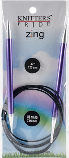 Knitter/'s Pride Nova Platina Fixed Circular Needles 32/"-Size 10.75//7mm