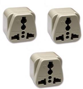 Gadget Wagon India To Usa America Canada 3 Pin Converter Plug Gadget Wagon Uk Us India To Australia Plug Travel Adapter 3 Pin 3pcs