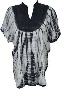 Indiatrendzs Self Design Rayon Women's Kaftan