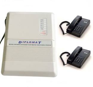 Grd Diplomat Epabx 104 Intercom System And 4 Beetel Phone Set