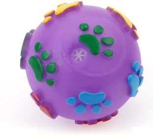 plastic squeaky dog balls