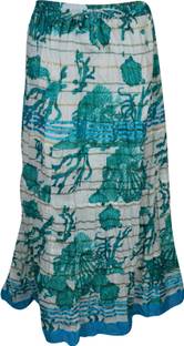 Indiatrendzs Printed Women A-line Multicolor Skirt