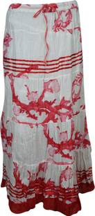 Indiatrendzs Printed Women A-line Multicolor Skirt
