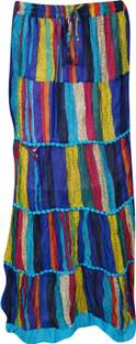 Indiatrendzs Printed Women A-line Multicolor Skirt