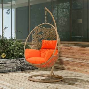 Urban Ladder Piver Swing Chair With Stand Colour Teal Metal Urban Ladder Piver Swing Chair With