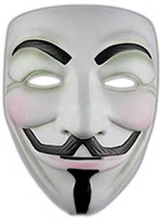 Nowait Vendetta Comic Anonymous Face Mask White Party Mask Price In India Buy Nowait Vendetta Comic Anonymous Face Mask White Party Mask Online At Flipkart Com