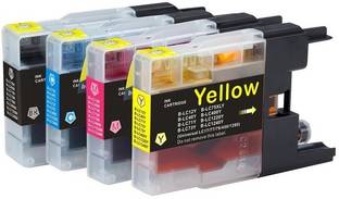 Dubaria Lc 400 Ink Cartridge Compatible Brother Lc12 Lc40 Lc71 Lc73 Lc75 Lc400 Lc12 Lc1240 Use Mfc J6910cdw J6710cdw J840n Printers Black Cyan Yellow Magenta Black Tri Color Combo Pack Reviews Latest