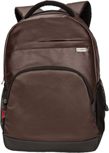 pu leather laptop backpack