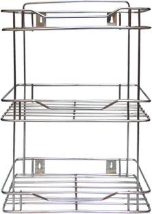 Confiado Utensil Stainless Containers Kitchen Rack Price In India