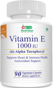 PRONUTRITION Vitamin E Complex 1000 IU gluten free 90 Veg capsules