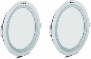 Wipro Garnet 12w Trimless Surface Round Panel 6500k Recessed