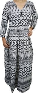 Indiatrendzs Women Maxi Black Dress
