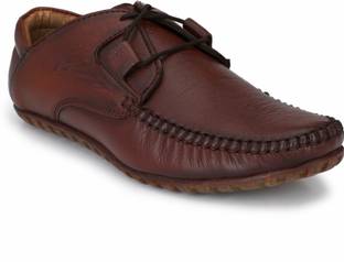 El Paso El Paso Men S Brown Casual Genuine Leather Shoes Casuals