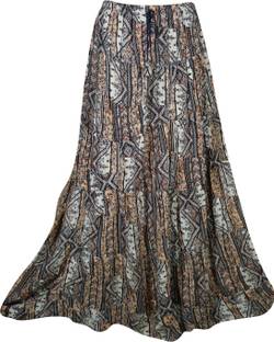 Indiatrendzs Printed Women A-line Multicolor Skirt