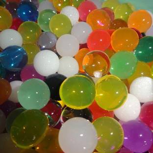 SOMETHING4U (70 Gram 2500 Pecs) Jelly Water Beads Grow Many Times Original Size - Fun for All Ages