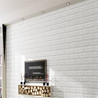 WolTop 70 cm Wall Stickers Wallpaper 3D Brick Self-adhesive Home Renovation  Living Room Restaurant DIY Self Adhesive Sticker Price in India - Buy  WolTop 70 cm Wall Stickers Wallpaper 3D Brick Self-adhesive