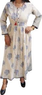 Indiatrendzs Women's Maxi Multicolor Dress