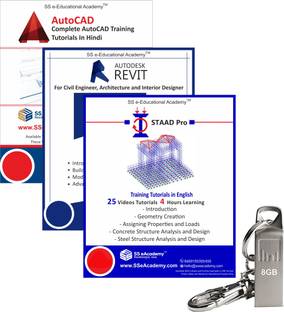 Ss Eacademy Professional Autocad Revit And Staad Pro Training Tutorials With Example In Hindi 159 Videos 22 5 Hours Usb Ss Eacademy Flipkart Com
