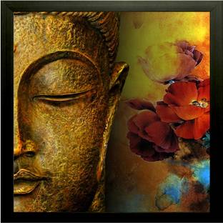 Saf Buddha Digital Reprint 12 Inch X 12 Inch Painting Price In
