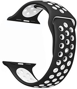 black and white nike apple watch band