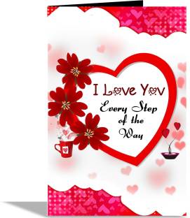 alwaysgift I Love You Every Step Of The Way Greeting Card Greeting Card