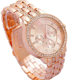diamond studded watches for women