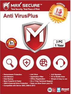 Max Secure Anti-virus 3.0 User 1 Year - Buy Max Secure Anti ...