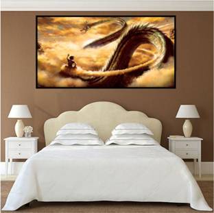 Art Canvas Print Goku Shen Long Tam Dragon Ball Z Anime Posters