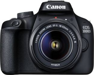 Canon EOS 3000D DSLR Camera 1 Camera Body, 18 - 55 mm Lens 4.426,515 Ratings & 3,909 Reviews Self-Timer, Type C and Mini HDMI, 9 Auto Focus Points, 3x Optical Zoom, WiFi, Full HD, Video Recording at 1080 p on 30fps, APS-C CMOS sensor-which is 25 times larger than a typical Smartphone sensor. Effective Pixels: 18 MP Sensor Type: CMOS WiFi Available Full HD 2 Year Warranty (1 year standard warranty + 1 year additional warranty from the date of purchase made by the customer.) ₹30,490 ₹33,995 10% off Free delivery No Cost EMI from ₹3,285/month