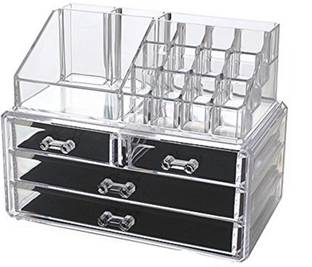 Inovera 6 Compartment Cosmetic Makeup Storage Organiser Box Cosmetic