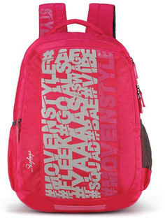skybags bingo plus 35.9856 ltrs pink school backpack