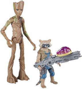 Marvel Dlx Rocket Raccoon And Groot Dlx Rocket Raccoon And Groot Buy Rocket Raccoon And Groot Toys In India Shop For Marvel Products In India Flipkart Com