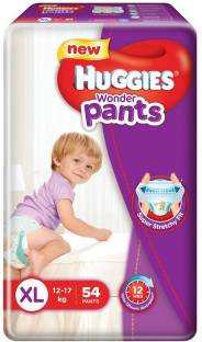 Praten tegen Vooruitgaan Dicteren Huggies Wonder Pants Extra Large Size Diapers (54 Count) - XL - Buy 54  Huggies Pant Diapers | Flipkart.com