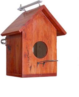 Paxidaya Wooden Bird House Nest Box Bird Cag Decorative