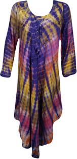 Indiatrendzs Women's Maxi Multicolor Dress