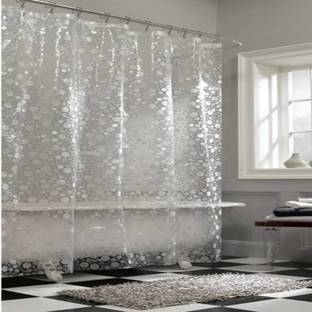 Story Home 172 Cm 6 Ft Pvc Shower Curtain Single 172 Cm 6 Ft Pvc Shower Curtain