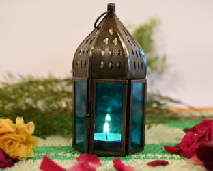 Moroccan Candle Lanterns Tea Light Candle Holder Tabletop Hanging Decor 