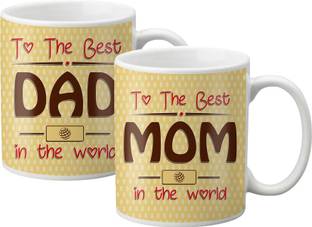Lof Mummy Papa Gift Mother S Day Father S Love U Mom Set 2 Coffee Dse2 Ceramic Mug Reviews Latest Review Of Lof Mummy Papa Gift Mother S Day Father S Love